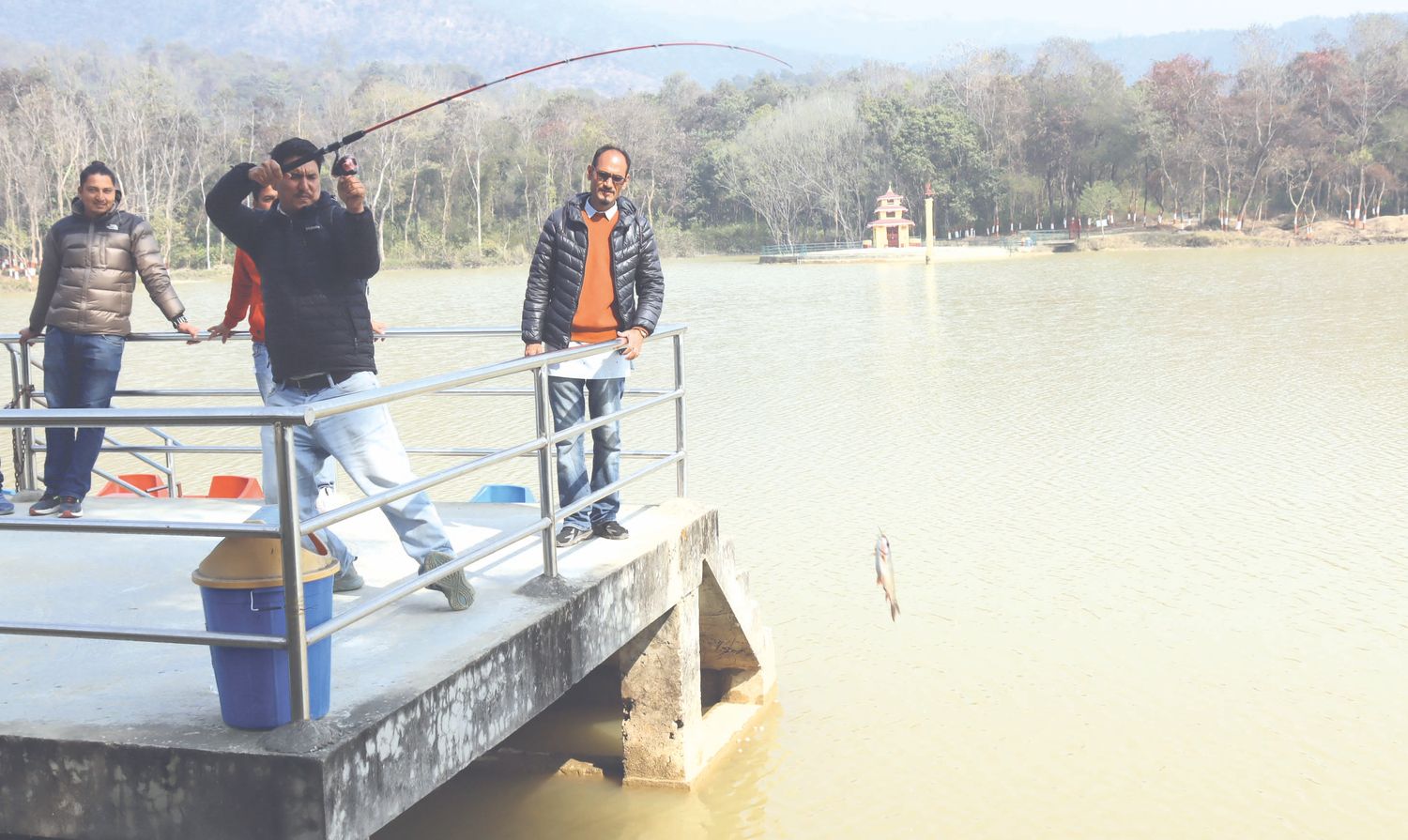 जखेरामा पर्यटकलाई फिसिङ सुविधा